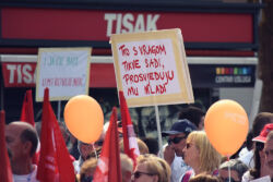 foto: Sandro Bura Prvomajski prosvjed 2018.