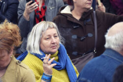 Elizabeta Gojan (foto: Sandro Bura) Prosvjed #spasime u Zagrebu