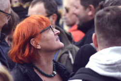Rada Borić (foto: Sandro Bura) Prosvjed novinara u Zagrebu