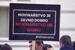 foto: Sandro Bura Prosvjed novinara u Zagrebu