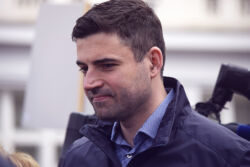 Davor Bernardić (foto: Sandro Bura) Prosvjed novinara u Zagrebu