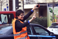 Maja Sever (foto: Sandro Bura) Prosvjed novinara u Zagrebu