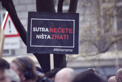 foto: Sandro Bura Prosvjed novinara u Zagrebu