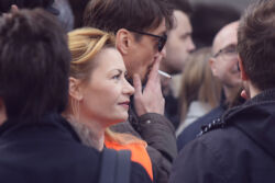 Danka Derifaj (foto: Sandro Bura) Prosvjed novinara u Zagrebu