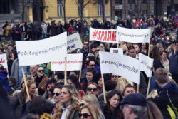 foto: Sandro Bura Prosvjed #spasime u Zagrebu