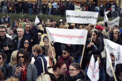 foto: Sandro Bura Prosvjed #spasime u Zagrebu